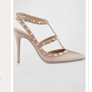Valentino Garavani Rockstud Pointed Toe Pumps